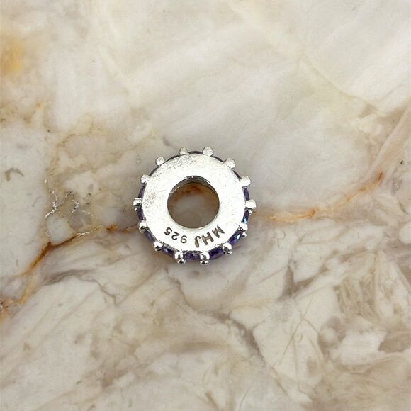 Michael Hill 925 Sterling Silver & Amethyst Charm Bead - Picture 4 of 6